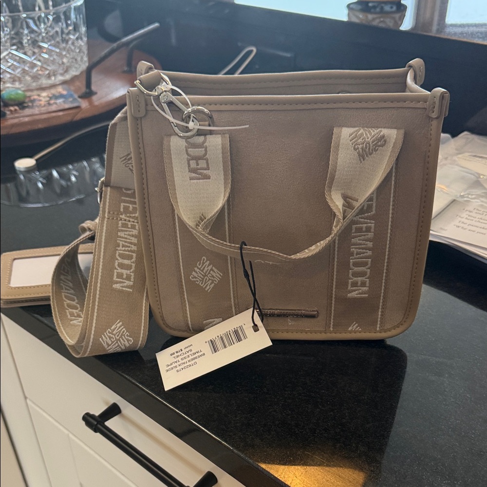 Steve Madden Beige Crossbody Bag